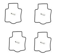 Juego De Reconstrucción Carburador Kit De Reparación Carburador Motocicleta para ZX1100 C1-C4 ZZR1100 D1-D5 (1991-1997) Flotador Diafragma Vacío(Color4)