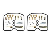 Juego De Reconstrucción Carburador Kit De Reparación Carburador Motocicleta para ZZR250 GPX250R EX250 (1988-2007): Incluye Émbolo, Diafragma Y Flotador(Conjunto 1)