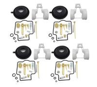 Juego De Reconstrucción Carburador Kit De Reparación Carburador Motocicleta para ZZR400 1990-2006. Reconstrucción Piezas Membrana Vacío Flotante Blanca