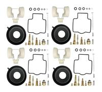 Juego De Reconstrucción Carburador Kit De Reparación Reconstrucción Carburador Motocicleta para ZZR1100 ZX1100 C1-C4 ZZR ZX 1100 Flotador Diafragma Vacío(Conjunto 2)