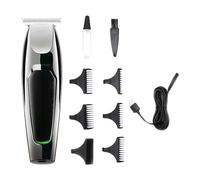 Juego de recortadora de pelo para hombre, estilo vintage, máquina de corte eficiente, longitud ajustable, afeitadora eléctrica de pelo con textura ABS