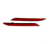 Juego de reflectores de parachoques ABS para 2015-2017 - Repuesto trasero izquierdo y derecho, ajuste directo, color rojo, ajuste directo, moldura exterior automotriz de alta resistencia