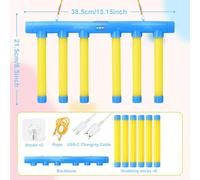 Juego De Reflejos,Entrenador Interactivo De Desafío Divertido con Mando A Distancia - Juguete de Entrenamiento de Coordinación Mano para Niños,para Preescolares, Niños, Niñas, Hijos E Hijas
