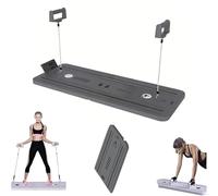 Juego de reformadores de pilates - Tabla de pilates plegable para entrenamiento en casa, tabla deslizante para dar forma completa al cuerpo y entrenamientos (A)