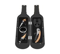 Juego de regalo de accesorios para abrebotellas de vino de lujo - Sacacorchos con corta cápsulas, anillo de goteo, vertedor y tapón de vino,Sacacorchos con Accesorios, Decoración para piso, casa