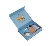 Juego de regalo de cuchillos para ostras Laguiole Heritage - Juego de 4 piezas con mango de palisandro y exprimidor de limones