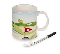 Juego de regalo de golf con mini pelota de golf y palos de golf con función de bolígrafo, oficina, gadgets de golf, taza de cerámica, divertido regalo para hombres
