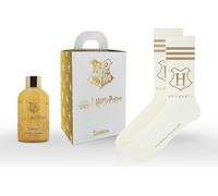 Juego de regalo de Harry Potter Lumos, gel de ducha brillante de 300 ml + calcetines, cuidado mágico y estilo Hogwarts para verdaderos fans de Potter
