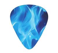 Juego de regalo de púas de guitarra Blue Flame, púas suaves y duraderas para guitarra acústica, eléctrica y bajo, regalo perfecto para amantes de la guitarra y músicos