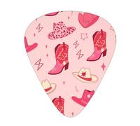 Juego de regalo de púas de guitarra Cowboy, púas suaves y duraderas para guitarra acústica, eléctrica y bajo, regalo perfecto para amantes de la guitarra y músicos