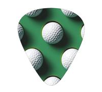 Juego de regalo de púas de guitarra de pelota de golf, púas suaves y duraderas para guitarra acústica, eléctrica y bajo, regalo perfecto para amantes de la guitarra y músicos