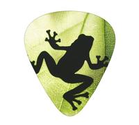 Juego de regalo de púas de guitarra Frog Shadow On The Leaf - Púas suaves y duraderas para guitarra acústica, eléctrica y bajo, regalo perfecto para amantes de la guitarra y músicos