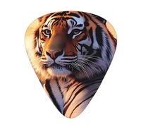 Juego de regalo de púas de guitarra Rising Sun Tiger - Púas suaves y duraderas para guitarra acústica, eléctrica y bajo, regalo perfecto para amantes de la guitarra y músicos