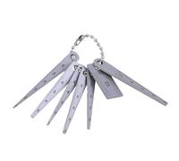 Juego de reglas cónicas de acero inoxidable de alta precisión de 7 piezas para ingenieros, arquitectos, entusiastas del bricolaje, juego de reglas cónicas de medición precisa