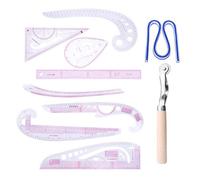 Juego de reglas de costura, 10 unidades de reglas de clasificación de curvas francesas, plantillas de plástico, reglas de dibujo para confección, bricolaje, patrones de ropa, diseño, sastres,