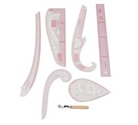 Juego de Reglas de Costura para Patrones, Juego de Reglas Curvas de Costura para Estilizar, Regla para Confeccionistas, Regla para Hacer Patrones de Sastres de Costura