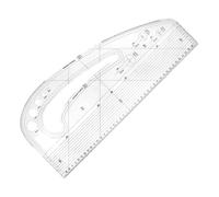 Juego de reglas para hacer patrones, regla de curva de coma para diseño de ropa, plantillas de dibujo métricas para diseñadores de moda, sastres y principiantes de costura, herramientas de costura