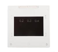 Juego de rejillas de difracción de interferencia de 50 x 50 mm con diseños circulares de doble y triple ranura más variaciones de patrón de rejilla (agujeros redondos)