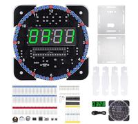 Juego de relojes digitales electrónicos con control de luz y cronometraje preciso, perfecto para estudiantes y decoración de oficina, reloj digital, juego de soldadura