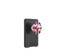 Juego de reorganización de Bandera del Reino Unido PopSockets PopWallet para MagSafe
