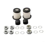Juego de reparación de camiones Longboard con copas pivotantes de goma, bujes cónicos y tuercas para monopatines estándar, restaura una experiencia de conducción suave eliminando sonidos de traqueteo