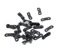 Juego de reparación de eslabones de cadena de motosierra, 12 juegos para cadenas de paso 3/8LP con calibre .043 y .050 a juego para restauración de cadena