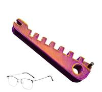 Juego de reparación de gafas, herramienta de ajuste de marco de gafas, herramienta de flexión para patillas nasales, ajuste del marco, adecuado para ópticos, taller, hogar, viajes