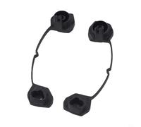 Juego de reparación de guía deslizante con gancho de bloqueo para Smart W451 2007-2014, A4517760016, piezas de plástico para techo convertible, 1 par, piezas de plástico negro