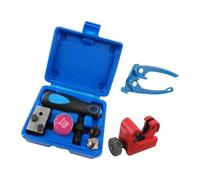 Juego de reparación de línea de freno de 8 piezas adecuado para cortar y doblar tubos hidráulicos de cobre y aluminio, reparación de automóviles, herramienta de luz de tubería hidrostática