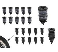 Juego de reparación de llantas Juego de reparación de llantas de automóvil 20 piezas Clavo de reparación de llantas al vacío con destornillador Clavos de acero de goma para reparación de llantas