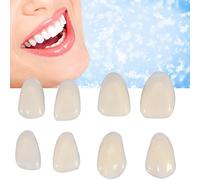 Juego de Reparación Temporal Dental, 70 Piezas/Bolsa De Dientes Artificiales Moldeables, Carillas Dientes De Resina Frontal Superior Corona Preliminar Para Cuidado Dental
