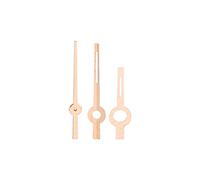 Juego de repuesto de agujas para movimiento 2135: agujas de hora, minuto y segundo; piezas de reparación de relojes de aleación con diseño ligero, ideales para relojeros y (2135 sin oro rosa luminoso)