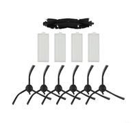 Juego de repuesto de cepillo de rodillo principal y filtro de cepillo lateral para aspiradora robótica Botslab S8 Plus que proporciona una limpieza fiable de suelos y filtración de aire