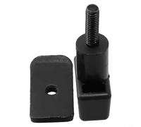 Juego de repuesto de lengüeta de bloqueo y tornillo de bloqueo para sierra ingletadora DW723 - Accesorios de bloqueo ajustables de plástico, kit de 2 piezas (N087375 + 5140127-16)