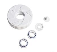 Juego de repuesto de rueda tensora para Polaris 280 y 180, incluye 1 rueda, 2 rodamientos de bolas, 1 junta, 1 perno, plástico ABS, para una fácil instalación