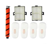 Juego de repuesto para aspiradora Shark HZ500 HZ500UK HZ2002, rodillo cepillo de espuma, filtro de fieltro, compatible con Vertex para Duoclean para Powerfins, con cable, 12 piezas accesorios