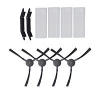 Juego de Repuesto para Barredora M210 M210S M213 M210B M213S K2 K3 K4, 4 Cepillos Laterales 4 Filtros 2 Raspadores Accesorios para Aspiradoras