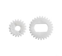 Juego de repuesto para carrete de pesca, transmisión grande y pequeña para carrete de cebo STACO, incluye eje de plástico y engranajes de husillo