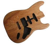 Juego De Repuesto Para Guitarra Adecuado Para Guitarra Eléctrica ST Orificio De Pastilla SSH Cuerpo De Fresno De Pantano Carbonizado