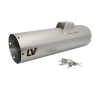 Juego de repuesto para silenciador trasero LeoVince acero inoxidable 370mm