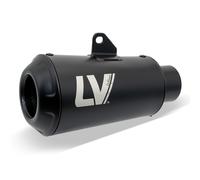 Juego de repuesto para silenciadores traseros LeoVince LV-10 negro Ø 54mm 160mm