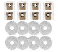 Juego de repuesto para trapeador y bolsa de polvo para L10S Ultra S10 S10 Pro, 16 piezas en total
