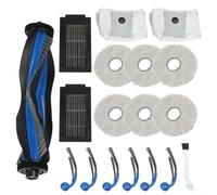 Juego de repuestos para ECOVACS para DEEBOT T30C para Omni/para GEN2: cepillo principal, cepillos laterales, filtros, toallitas y bolsas para el polvo (3,3 L), accesorios para robot aspirador