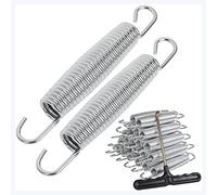 Juego de resortes de cama elástica resistentes con herramienta para un mayor rebote y durabilidad