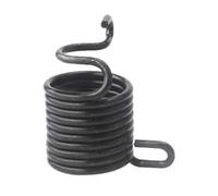 Juego de resortes de remache neumático plano para pala de aire, kit de 3 piezas (8 vueltas, 10 vueltas extendidas y puntiagudas), acero al carbono, negro, St(tipo puntiagudo)