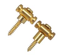 Juego de retenedores de cuerda para guitarra con tornillos de montaje para guitarras eléctricas, guía de guitarra, plata/negro/dorado, retenedor de cuerdas de árboles