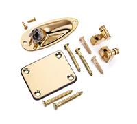 Juego de Retenedores de Cuerdas de Guitarra, Retenedor de rbol de Cuerdas de Guitarra Elctrica, Placa de Enchufe Cargada con Tornillos para Reemplazo (GOLD