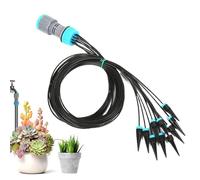 Juego de riego por - 10 goteros ajustables | de riego para jardín, liberación lenta, de ahorro de manguera de balcón, riego automático para plantas, invernadero, terraza