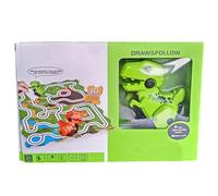 Juego de rieles de coche para niños con rompecabezas racer, rieles de rompecabezas de dinosaurios | Pista de carreras de juguetes de dinosaurio | Juguetes de aprendizaje sensorial portátiles para