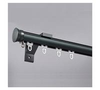 Juego de rieles de cortina de aluminio para divisor de habitación de 100 a 600 cm, montaje en pared ajustable con accesorios, color azul, tamaño: 360 cm (3 x 120 cm), perfecto para el hogar y la